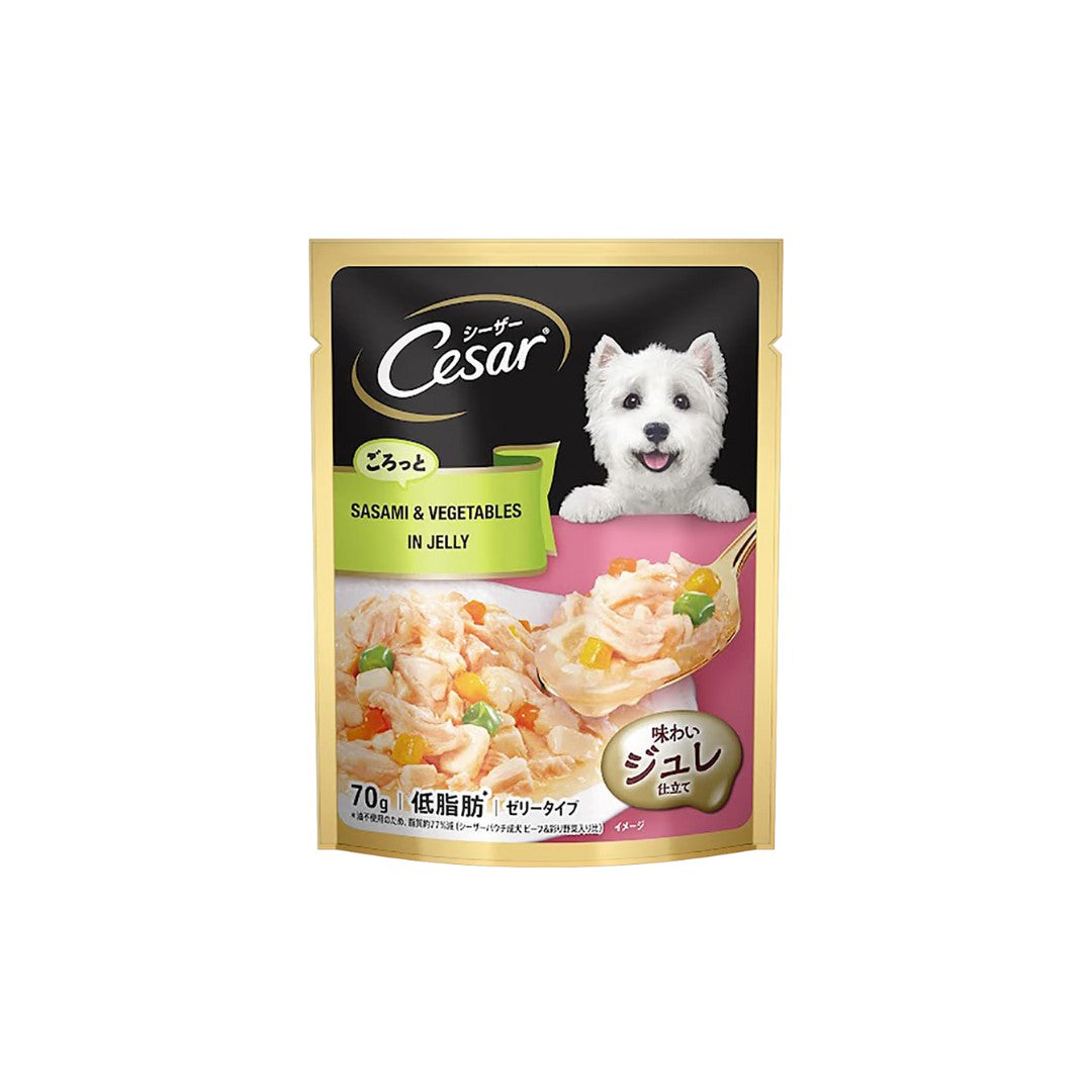 Cesar Sasami and vegetables in jelly - Box of 16