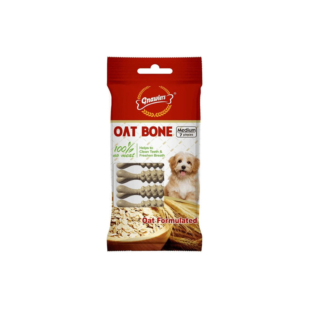 Gnawlers - Oat Bone (Medium 7Pc)