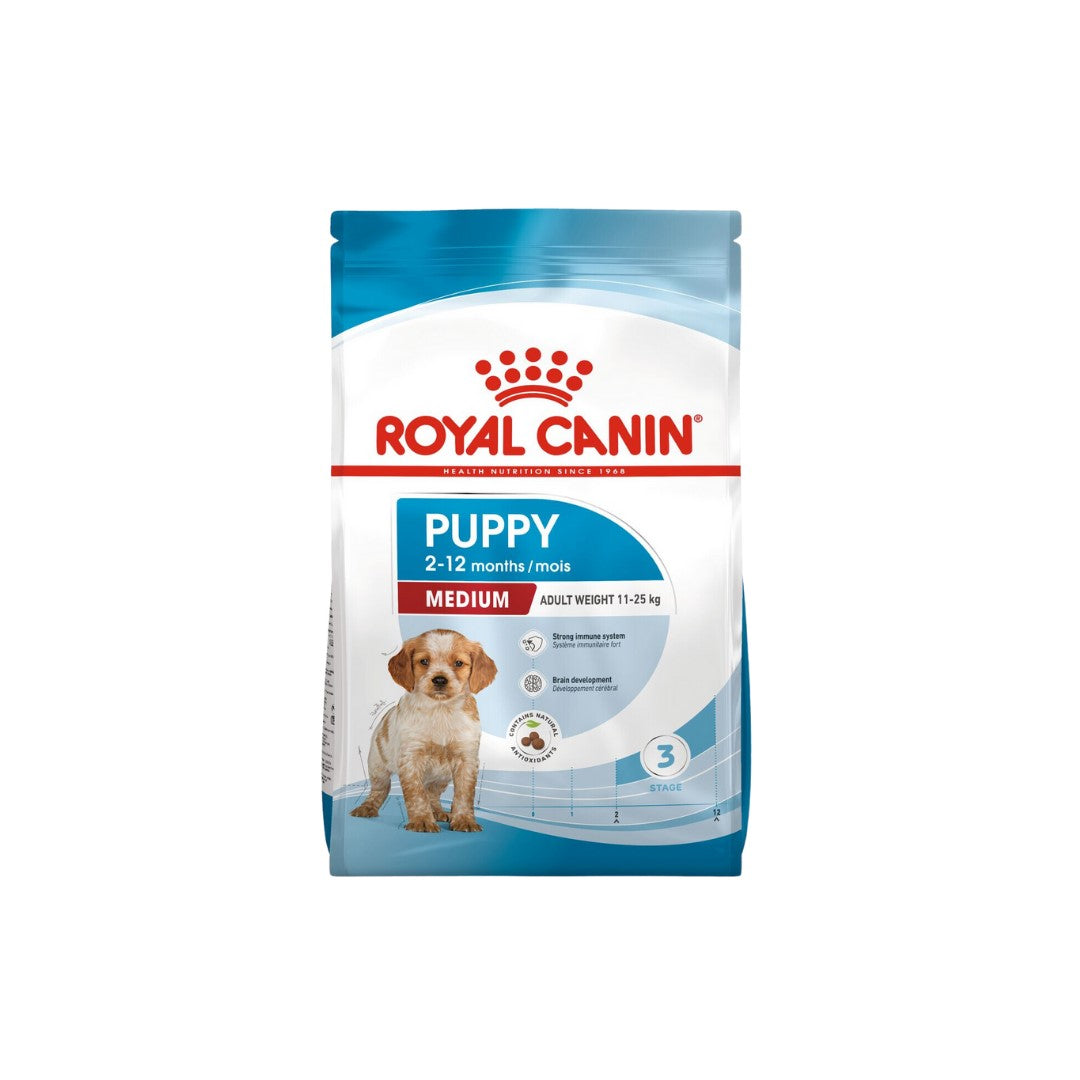Royal Canine Medium Puppy 2-12 months -Box of 10