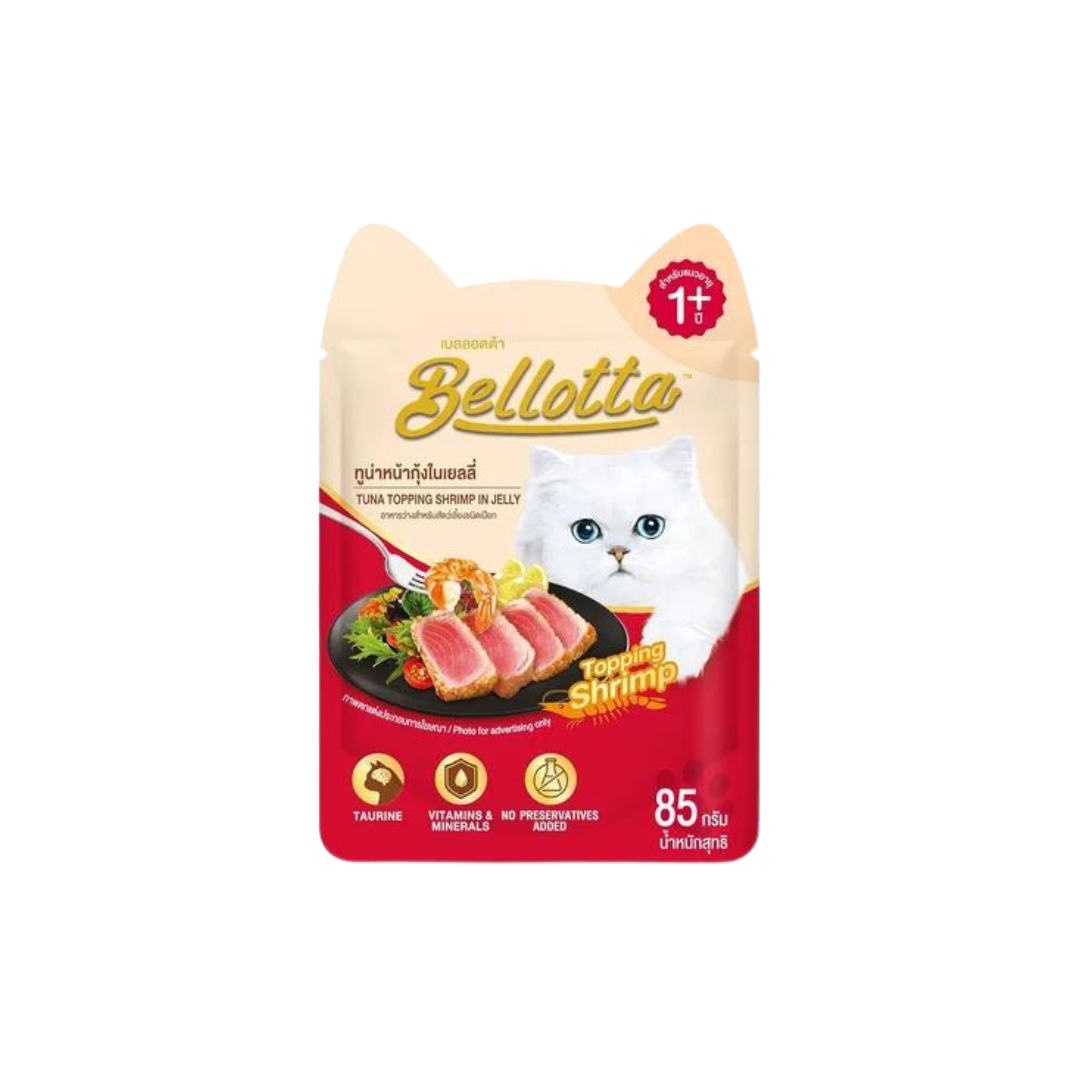 Bellota - Tuna Topping Shrimp In Jelly (Pouch)