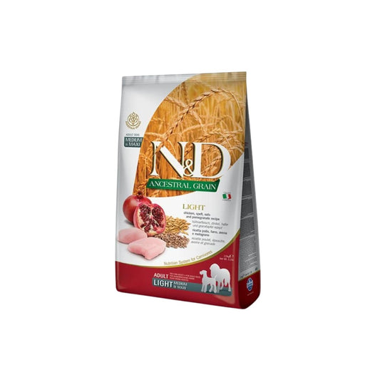 N&D Ancestral Chicken Light Adult Medium/Maxi - Dry