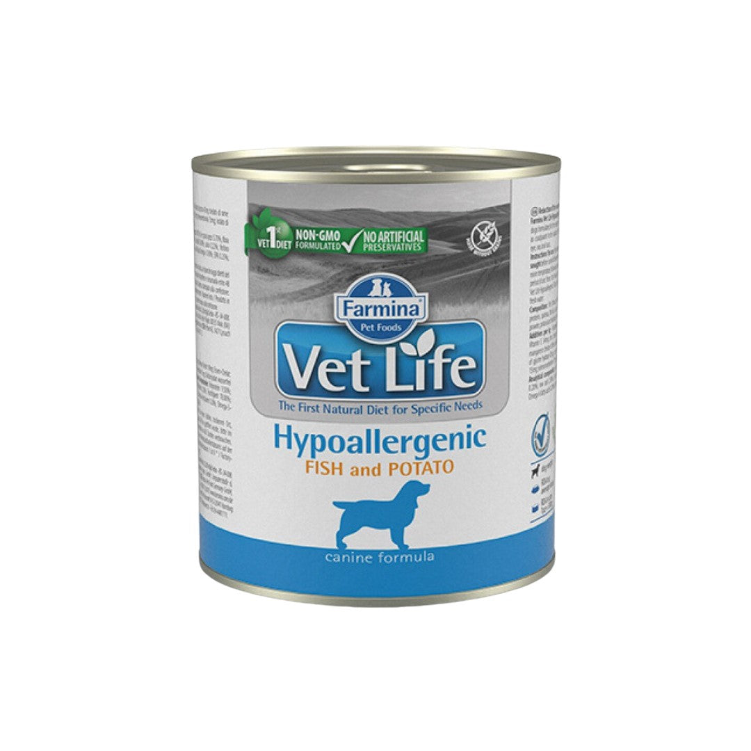 VetLife Hypoallergenic - Fish & Potato - Wet