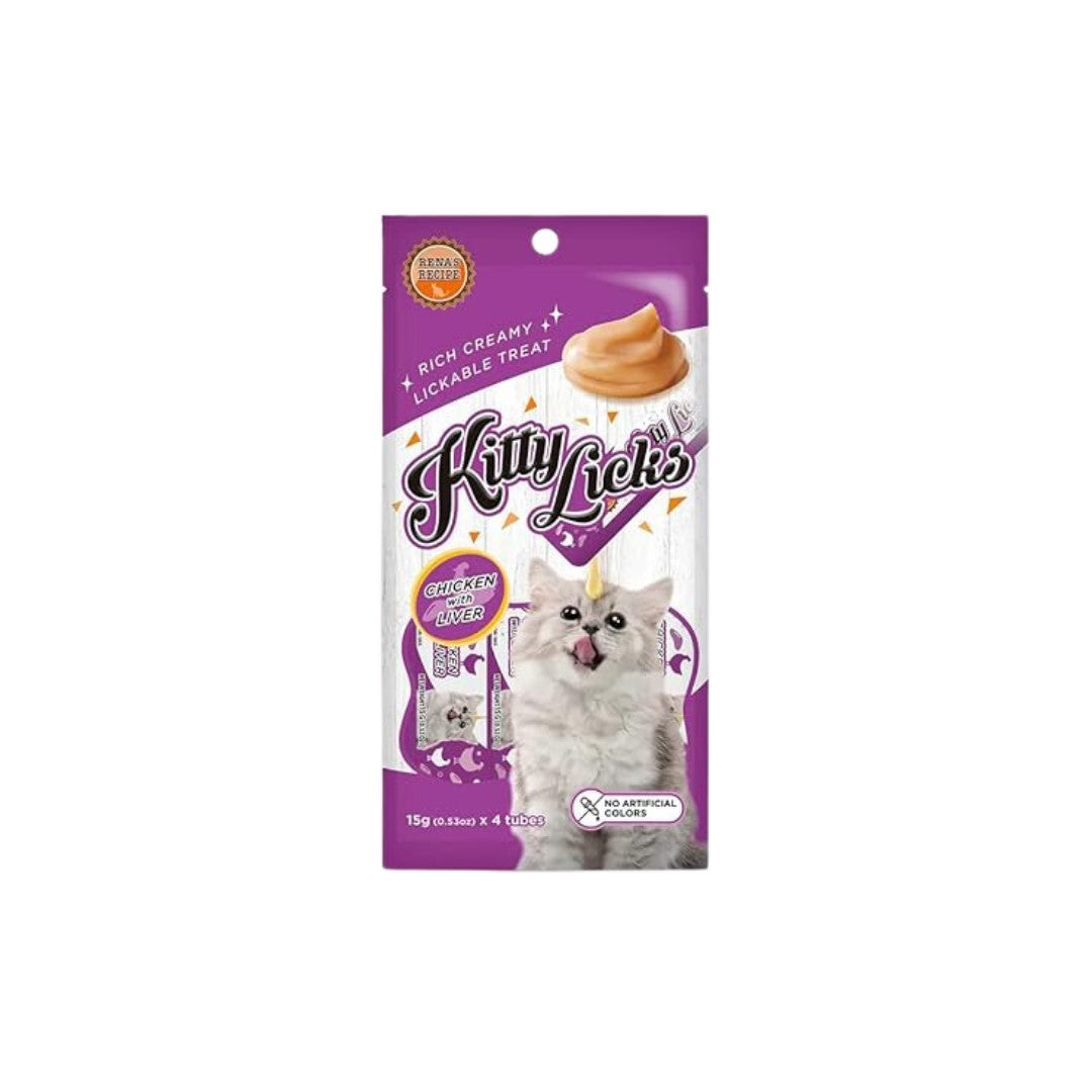 Kitty licks chicken liver -Box of 12