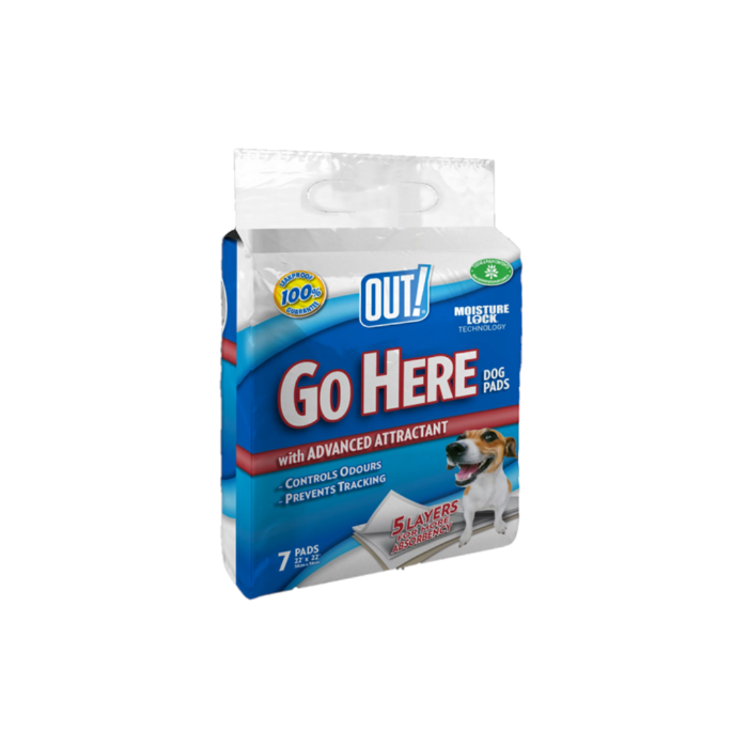 OUT! Go Here Pee Pads