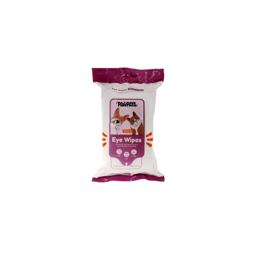 Pawpaya Eye Wipes 25 Wipes, 20 x 18cm